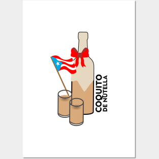 Coquito Puerto Rico Nutella Drink Cocktail Boricua Food Posters and Art